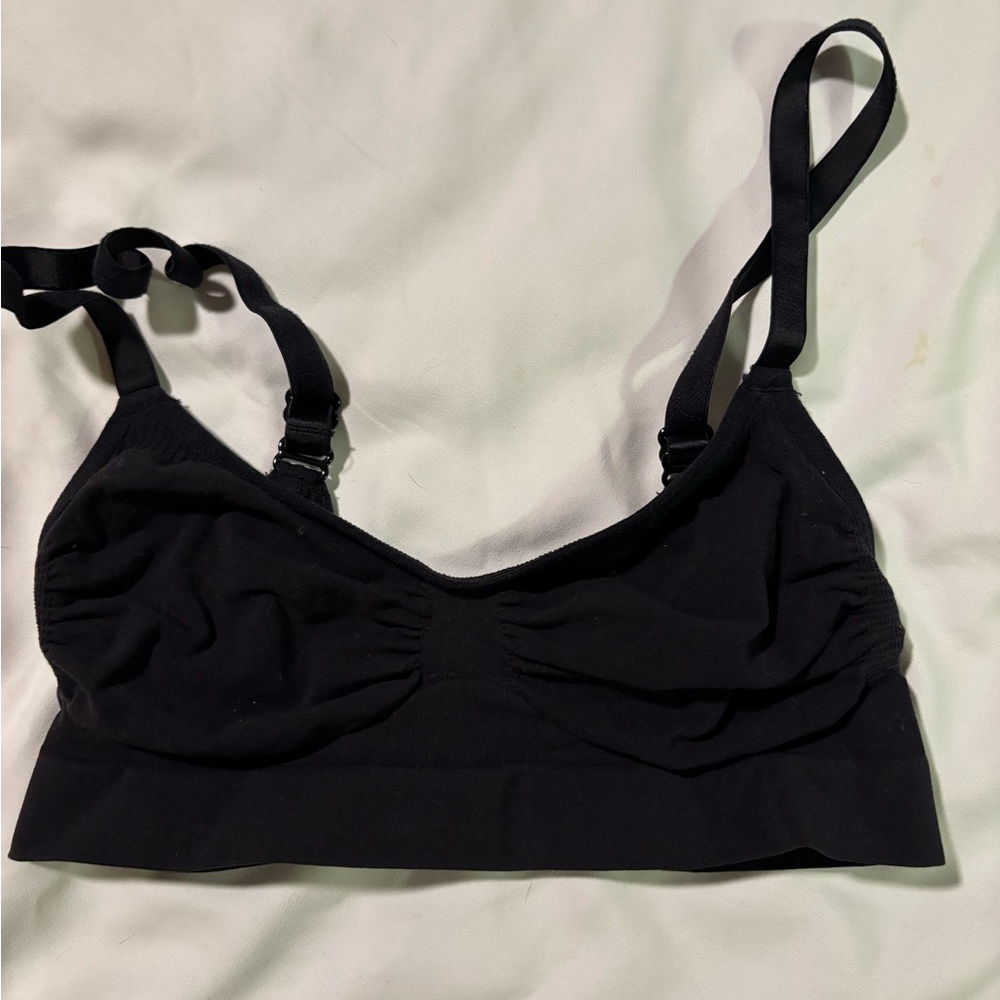 SKIMS black shapewear bra
